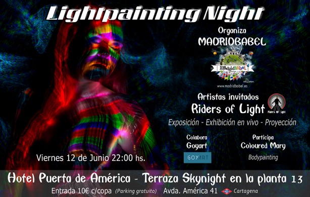 Flyer Lightpainting Night OK
