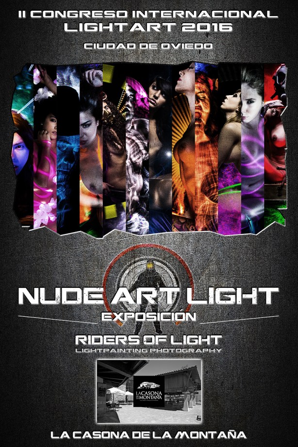 Cartel Expo La Casona Lightart 2016