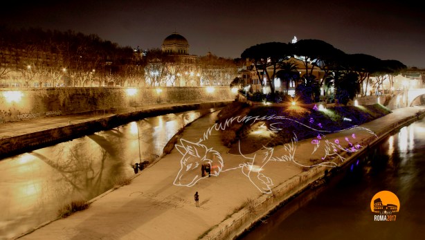 Isla Tiberina Marcaje foto Wolf
